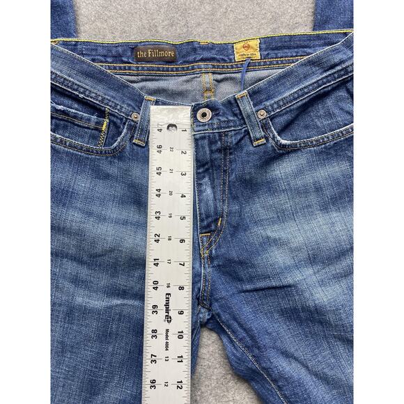 AG Adriano Goldschmied The Fillmore Jeans Mens 32x34 Blue Bootcut Denim USA - Picture 4 of 16